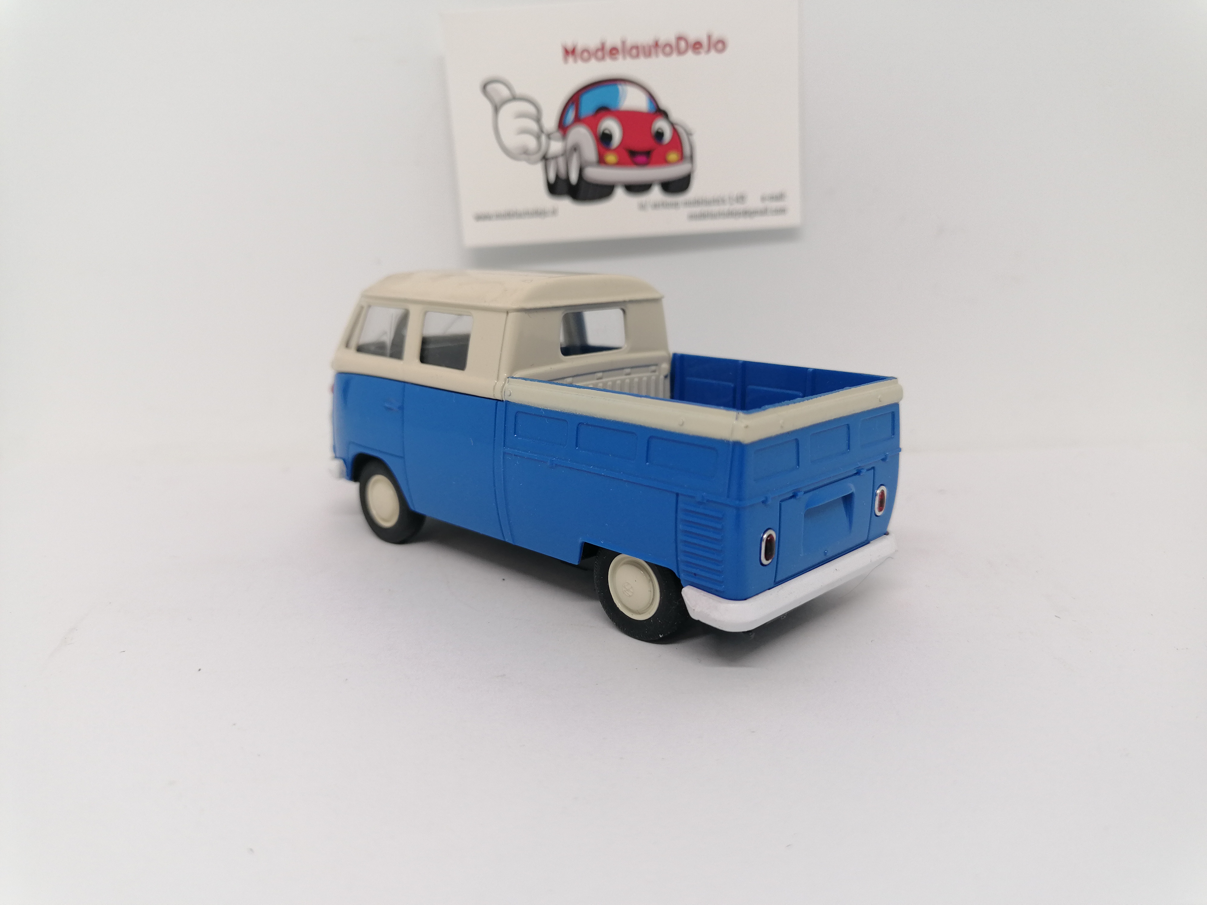 Volkswagen T1 Doka pickup blauw