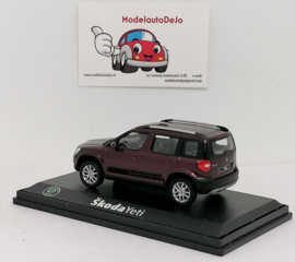 Skoda Yeti 2009 donker rood