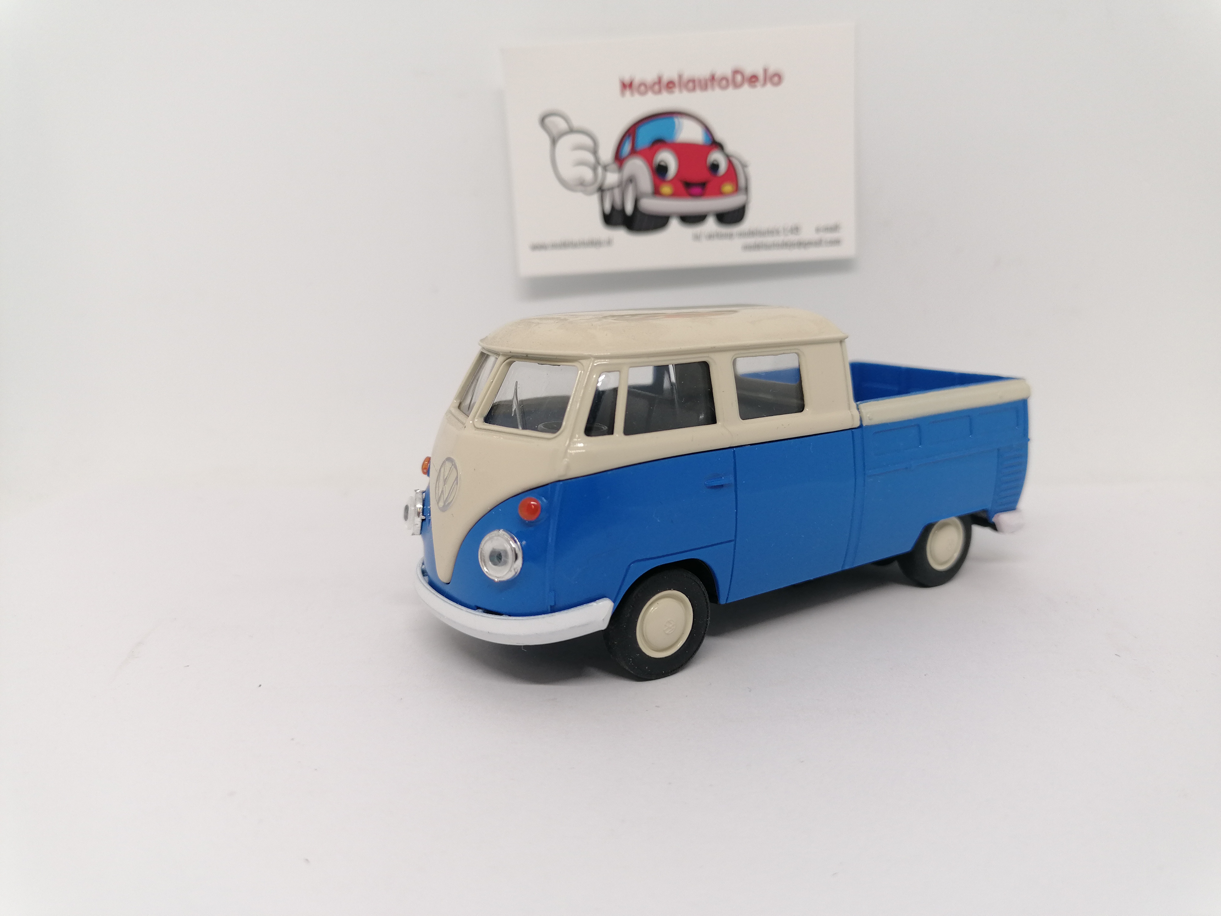Volkswagen T1 Doka pickup blauw