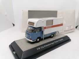 Volkswagen T2a Pritsche Tisher Camping blauw