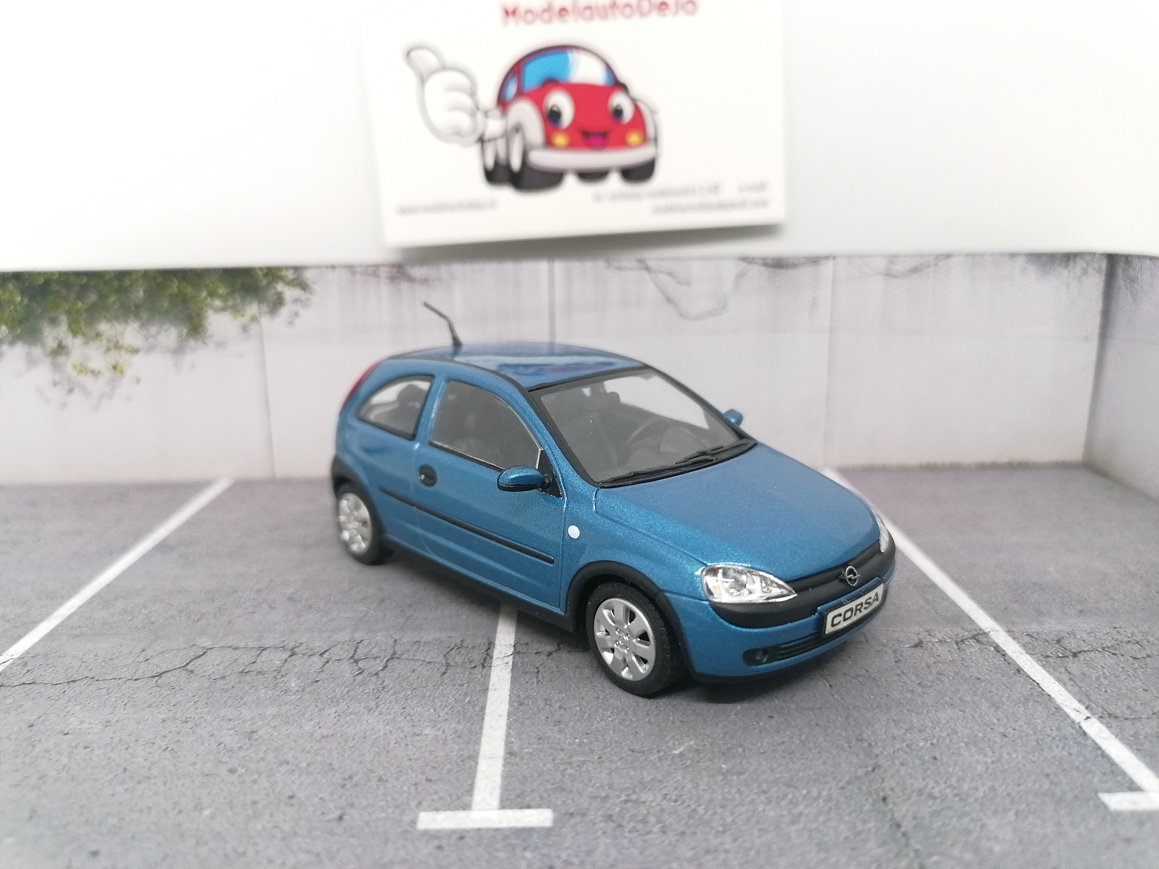 Opel Corsa C 3drs blauw