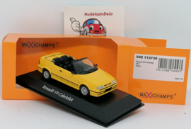 Renault 19 cabriolet 1991 geel