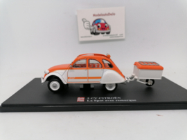 Citroen 2CV La Spot met aanhanger