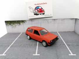 Volkswagen Polo 86C II  Steilheck oranje