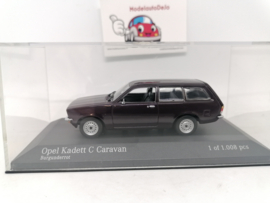 Opel Kadett C Caravan 1973-77 donker rood