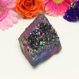 Titanium Aura Kwarts Cluster nr. 1