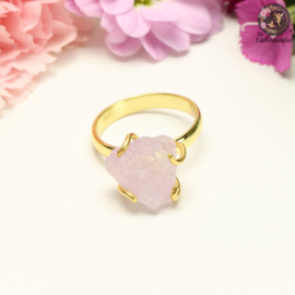 Roze Kunziet Fairy | .925 Goldplated 14K Ring nr. 96