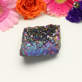 Titanium Aura Kwarts Cluster nr. 1