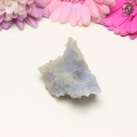 Ruwe Blauwe Chalcedoon (Blue Lace agaat) klein zonder externe matrix nr. 26