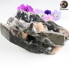 Avaloniet Druzy Chalcedoon met Stilbiet nr. 28
