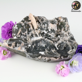 Avaloniet Druzy Chalcedoon met Stilbiet nr. 28