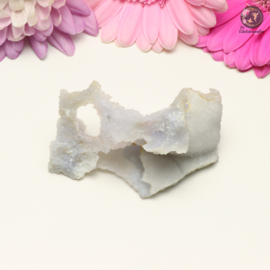 Ruwe Blauwe Chalcedoon (Blue Lace agaat) klein zonder externe matrix nr. 11