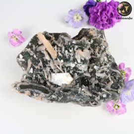 Avaloniet Druzy Chalcedoon met Stilbiet nr. 28