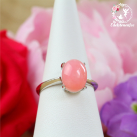 Roze Andes Opaal Ring ovaal AAA kwaliteit