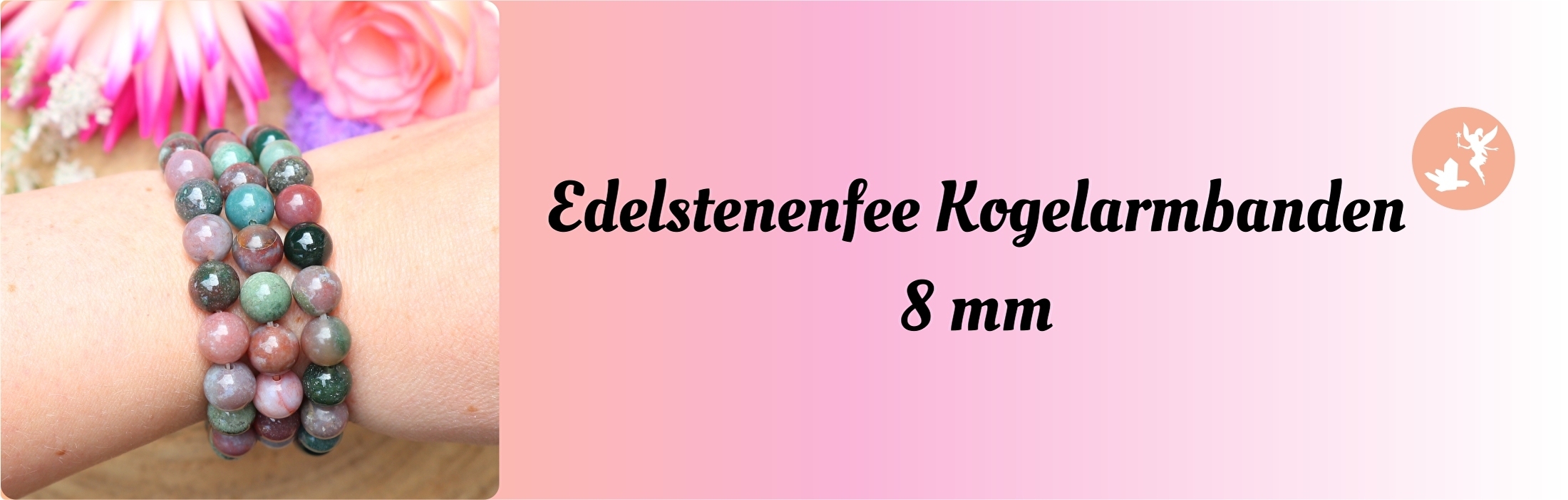 Edelstenen Kogelarmbanden 8 mm