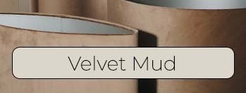 Velvet lampenkap Mud