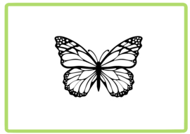 Vlinder sticker design 26