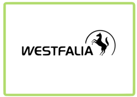 Westfalia paard caravan en camper sticker