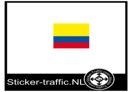 Colombiaanse vlag sticker