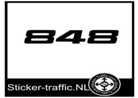 Ducati 848 sticker