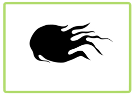 Vlammen sticker design 4