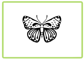 Vlinder sticker design 37