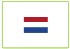 Nederland vlag sticker
