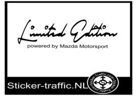 MAZDA Limited Edition Sticker