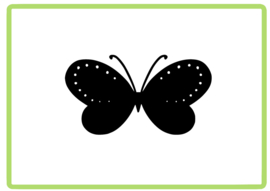 Vlinder sticker design 11