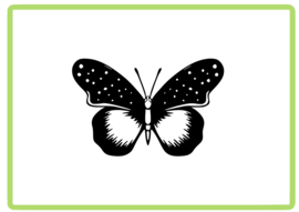 Vlinder sticker design 38