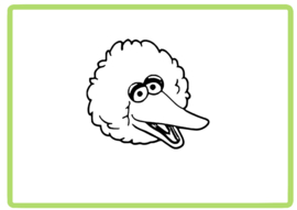 Sesamstraat sticker design 6