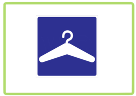 Garderobe sticker