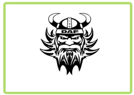 DAF viking sticker