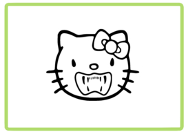 Hello Kitty sticker design 18