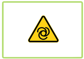 Automatische startende machine sticker