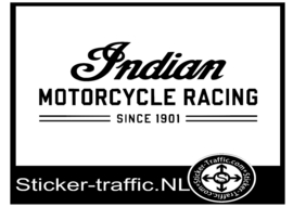 INDIAN motorcycle racing sticker