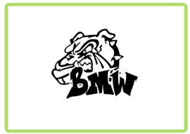BMW Bulldog sticker