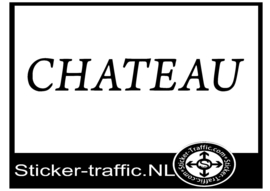 Chateau caravan sticker