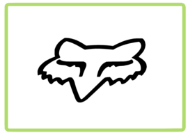 Fox sticker design 3