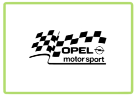 Opel motorsport sticker