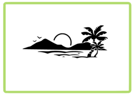 Landschap stickers