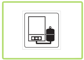 Verwarming sticker