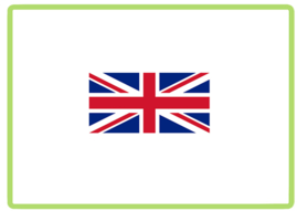 Verenigd koninkrijk vlag sticker