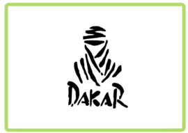 Dakar logo sticker