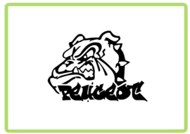 Peugeot Bulldog sticker