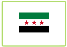 Syrie vlag sticker