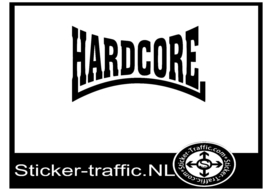 Hardcore design 2 sticker