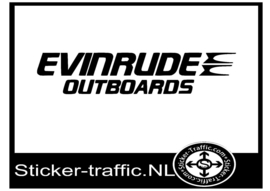 Evinrude outboards sticker