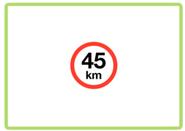 Max 45 KM sticker