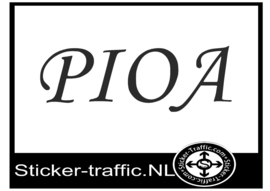 PIOA sticker